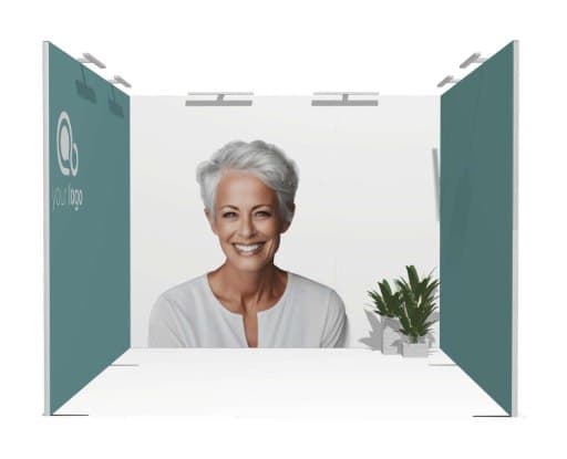 10x10 Modular Booth 07 modular trade show booth configuration