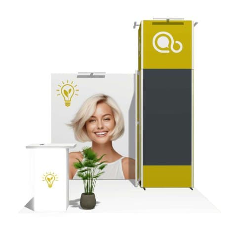10x10 Modular Booth 17 modular trade show booth configuration