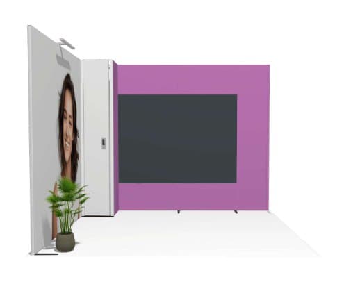 10x10 Modular Booth 19 modular trade show booth configuration
