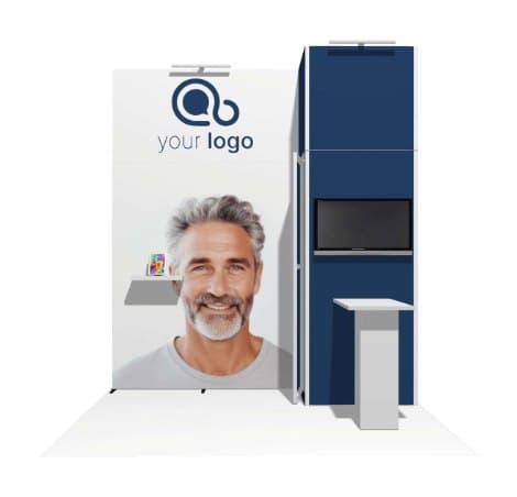 10x10 Modular Booth 22 modular trade show booth configuration