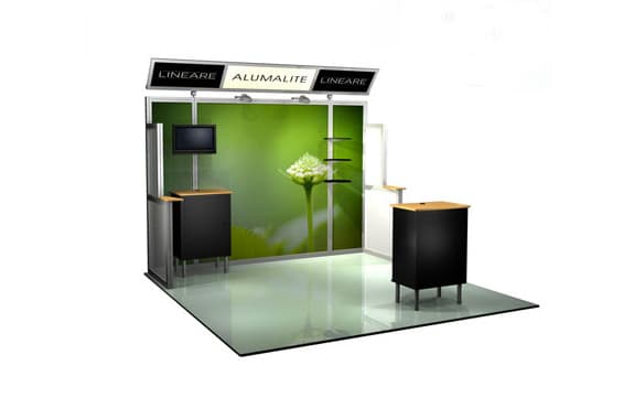 AL1 Lineare Hybrid aluminum modular display system